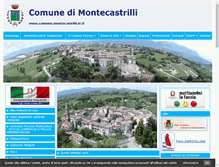 Tablet Screenshot of comune.montecastrilli.tr.it